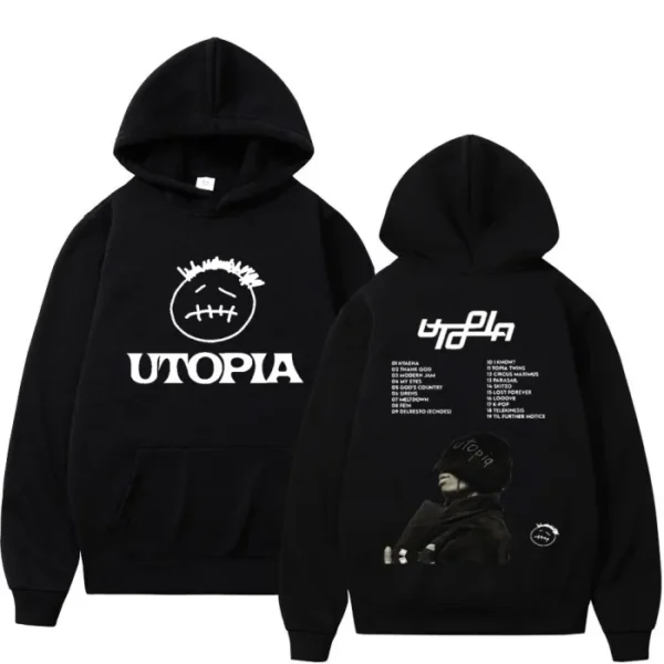 Cactus Jack Hoodie Utopia Music Album